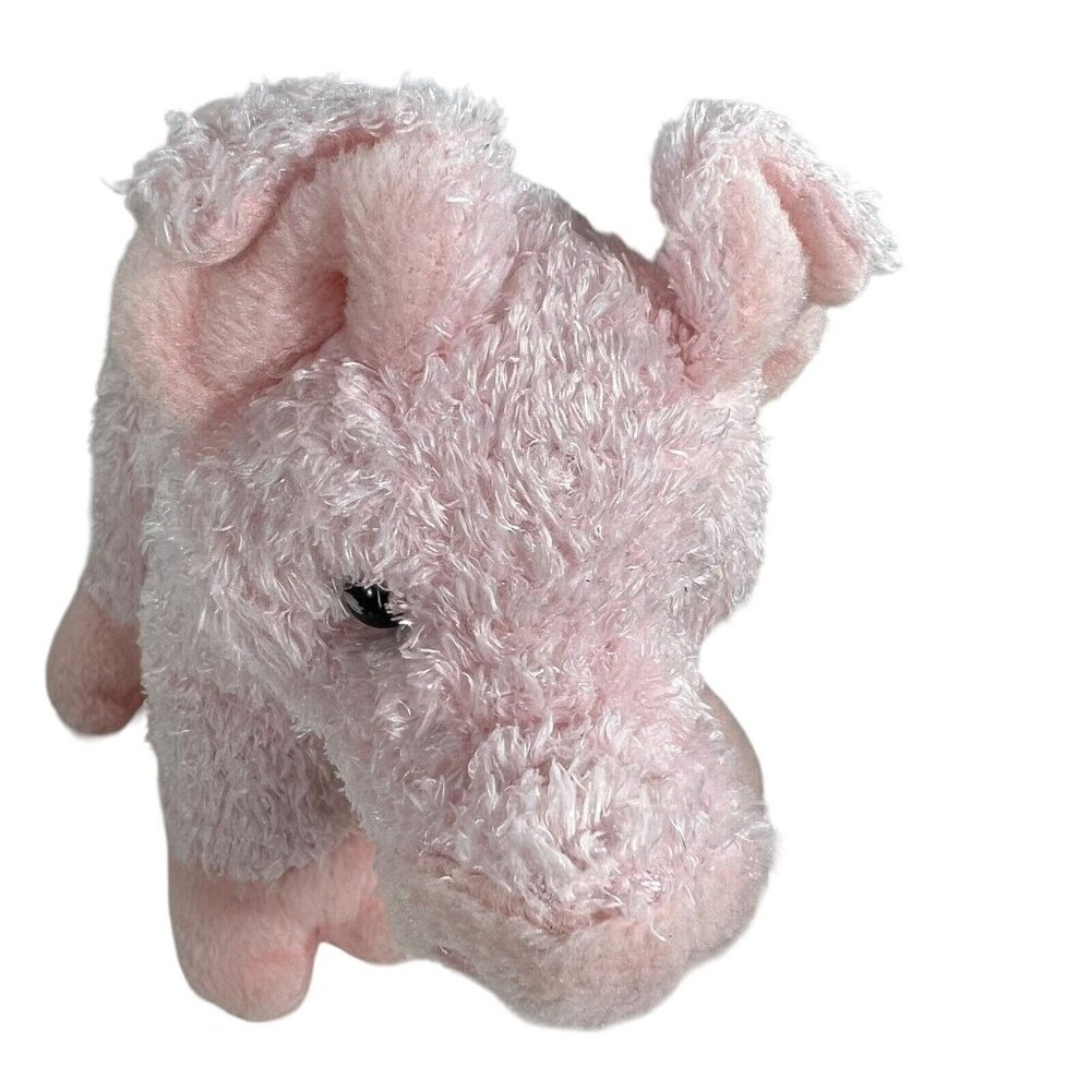 Vintage Douglas Stuffed Animal Pink Pig 7 in Tucked Ears Piglet Plush Toy - Picture 4 of 9